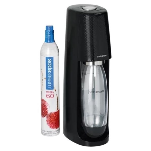 SodaStream Machine Black Sparkling Water Maker Plus Cylinder 60L