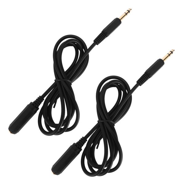 6 35Mm(1/4Inch)Male To 6 35Mm(1/4Inch) Female Cable 6 Ft (1 8 M)