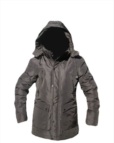 Warm Stylish Jacket For Men - Black image