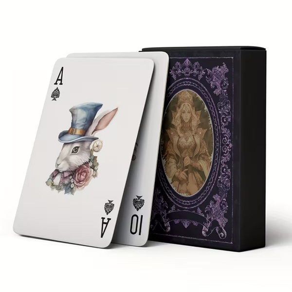 Alice in Wonderland-Inspired Playing Cards - A Fantasy Adventure