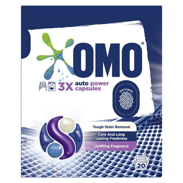 OMO Stain Removal Auto Laundry Concentrate Capsules 20s