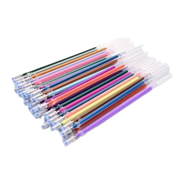 24 Piece Glitter Gel Pens Set - Multicolor