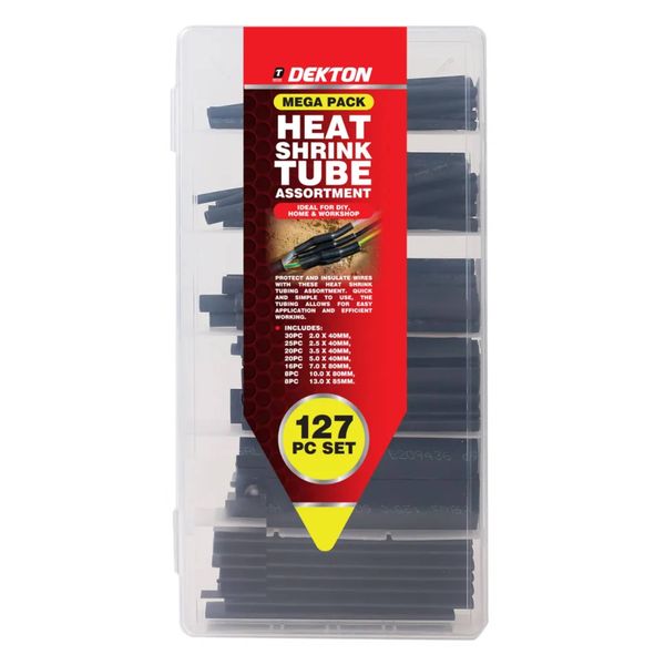 Dekton 127 Piece Heat Shrink Tube Set