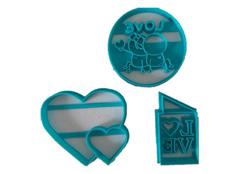 Valentine Cookie cutter set3