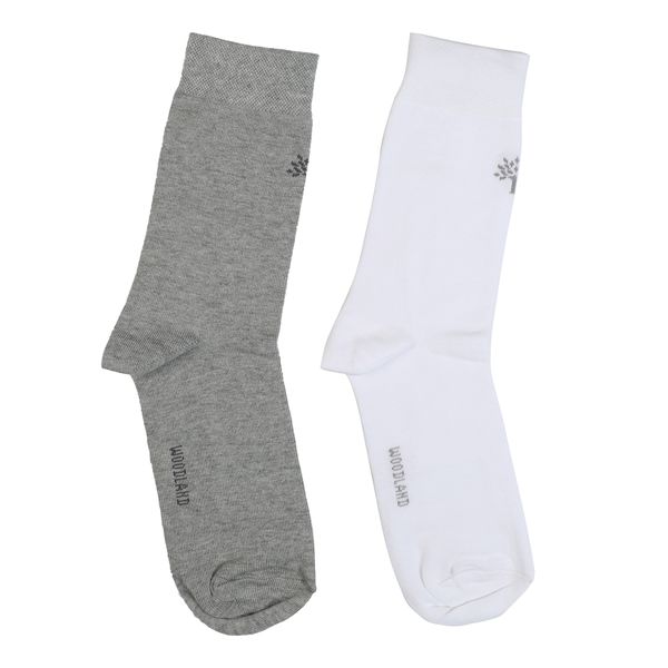 Woodland Men's Formal Socks Double Pack Multi Colours (BD116MW)