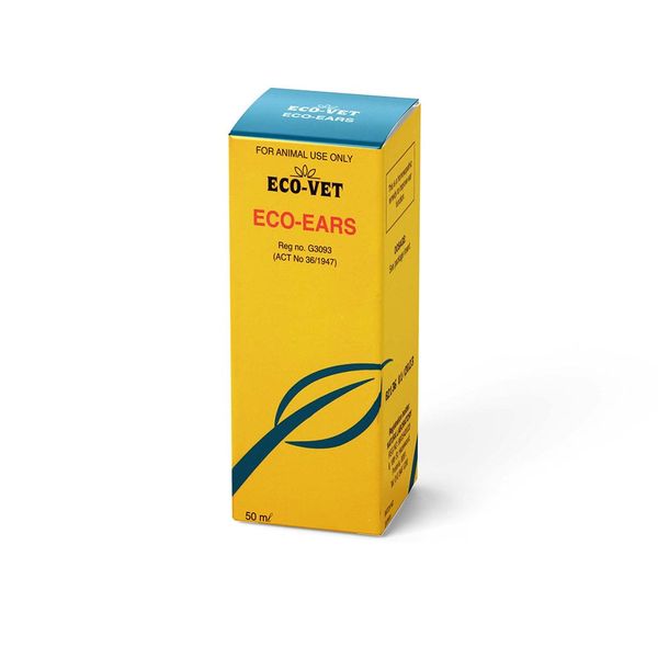 Eco-Vet - Eco-Ears Natural Homeopathic Remedy For Animals - 50ml