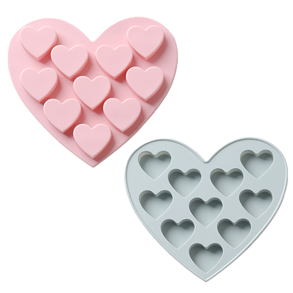 2PK Cake mold love chocolate kitchen DIY baking silicone handmade mold