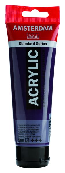 AMSTERDAM Acrylic Paint Permanent Blue Violet 120ml Tube