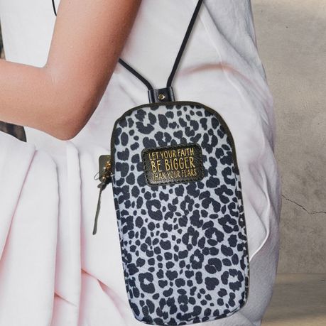 Crossbody Phone Bag Leopard Print RPET Faith Shop Today. Get it Tomorrow takealot