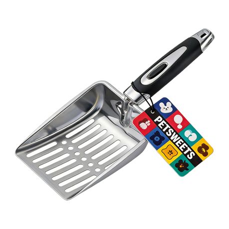 Stainless Steel Cat Litter Scoop Metal Cat Poop Scoop Image