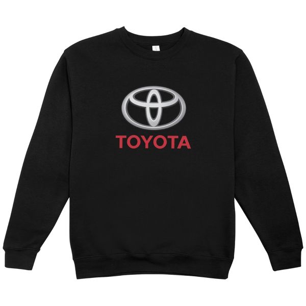 Toyota Emblem Big Kids Black Sweater
