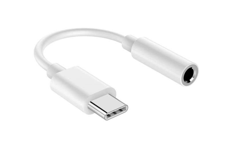 Type-C to 3.5mm Headphone Jack Adapter Compatible with Samsung Devices
