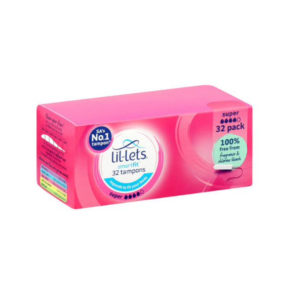 Lil-Lets Tampons Smart Fit Super (12 boxes x 32)