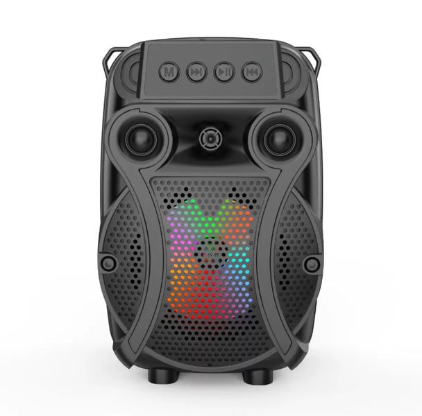 ZQS1429 Portable Mini 4-inch Bluetooth Speaker with Microphone and RGB