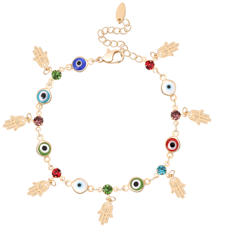 Hamsa evil deals eye anklet