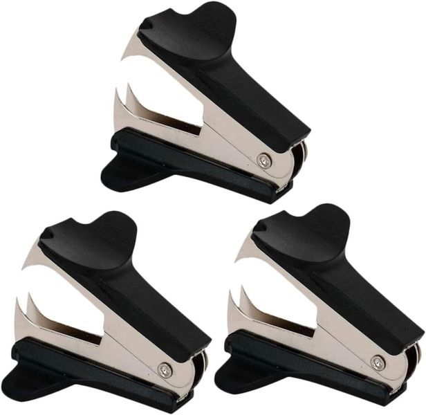 3pcs Staple Remover Puller Lightweight Compact Hand Tool for Office School