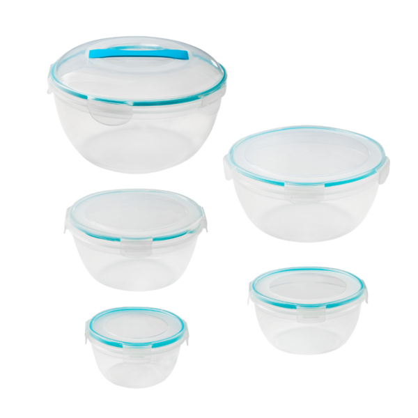 Snapware Enter-Tainers Round Food Storage Containers With Lid-10 Pc