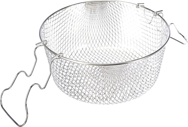 Ibili - Accesorios Fryer Basket With Handles, 23cm