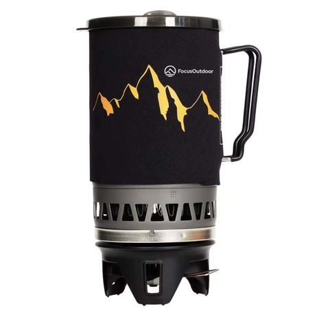 FocusOutdoor 1.4L Jet Flame Portable Backpacking Stove Windproof Burner Kit Image