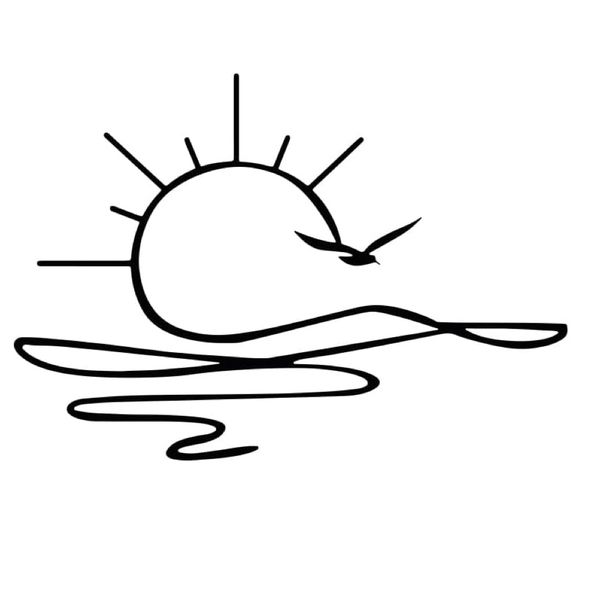 Decor Metal Sunrise Sparkle Wall Art 50cm
