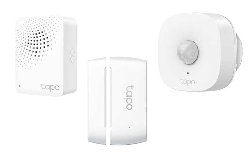 Tapo H100 Smart Hub + T100 Motion Sensor + T110 Contact Sensor