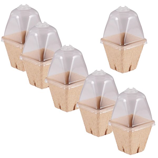 Garden Hydropnic Germination Plant Pot &amp; Ventilation Hole Seedling 6pc(8cm)
