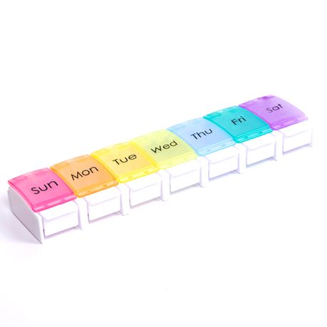 1X 7Day Pills Box Medicine Tablet Dispenser Organiser Weekly