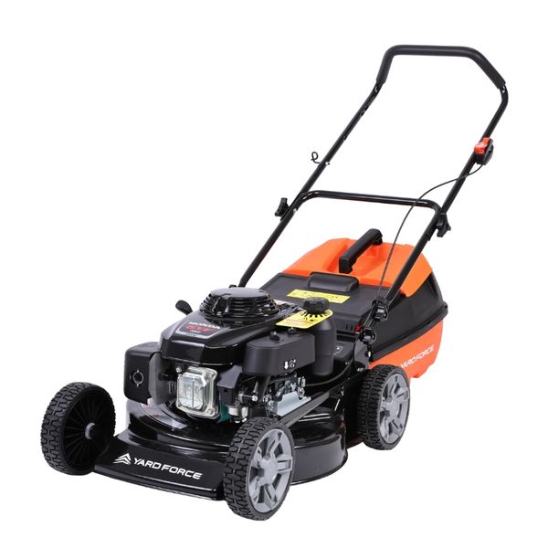 YARD FORCE 163cc Petrol Lawnmower Honda GXV160 Mulch &amp; Catch 48cm Cut