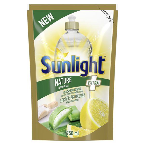 Sunlight Extra Nature Dishwashing Liquid Refill 750ml