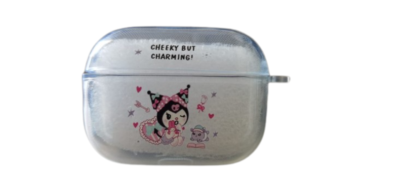 Cheeky but Charming Case for Air Pods Pro - Clear Hard Plastic