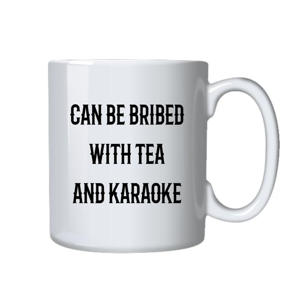 Tea and Karaoke Mug - Best Funny Novelty Cup Gift Idea for