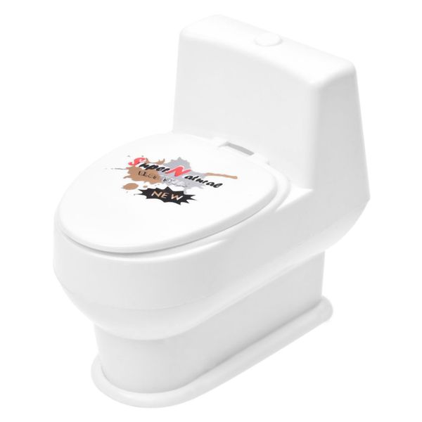 White Funny Toilet Bowl Supernatural Water Gun Toy