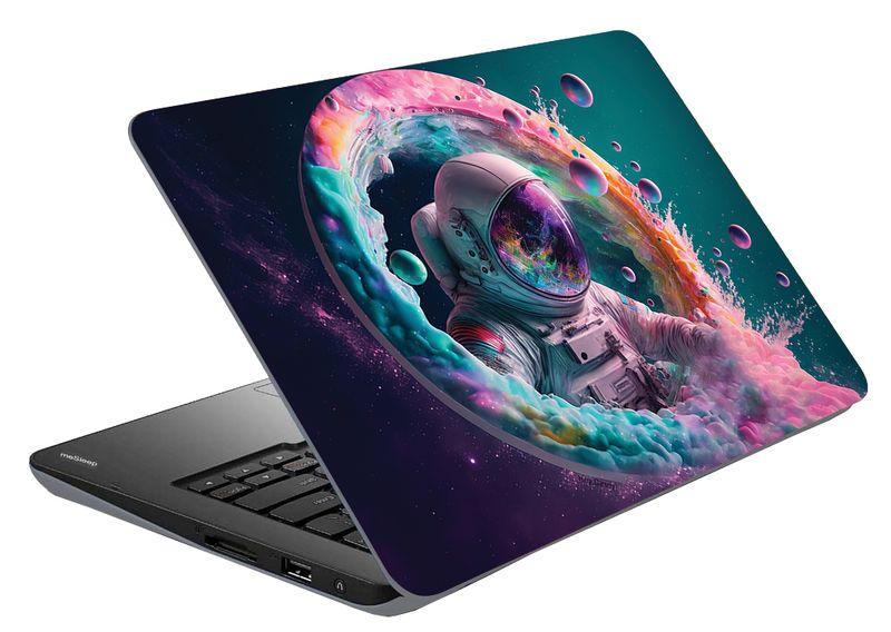 Hey Casey! Galaxy Astronaut Laptop Sticker - 32 x 22.9cm