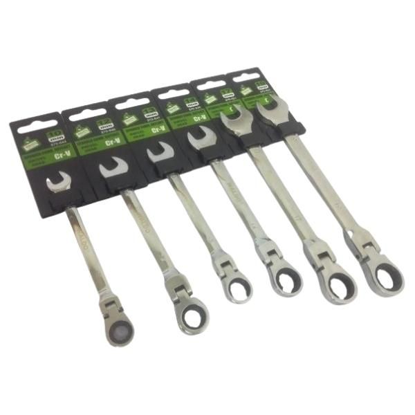 WALDO Ratchet Combination Spanner CrV with Swivel Head 6 Piece Buy Online in South Africa