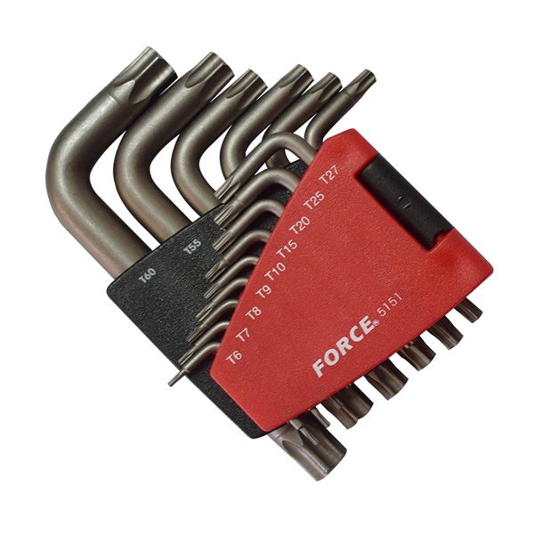 Force 15Pc Torx Key Set L Type T6-T60
