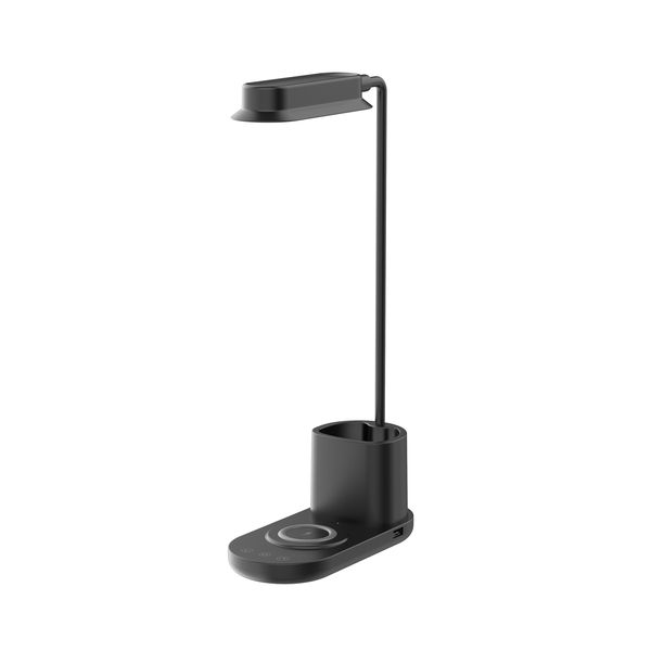 Multifunctional 15W Wireless Charging Desk Lamp With Pen Holder | Dimmable