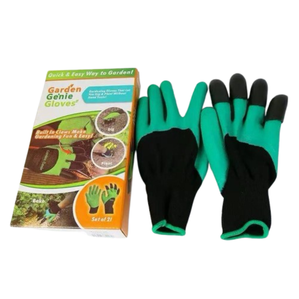 Garden Genie Claw Gloves for Digging, Planting &amp; Weeding