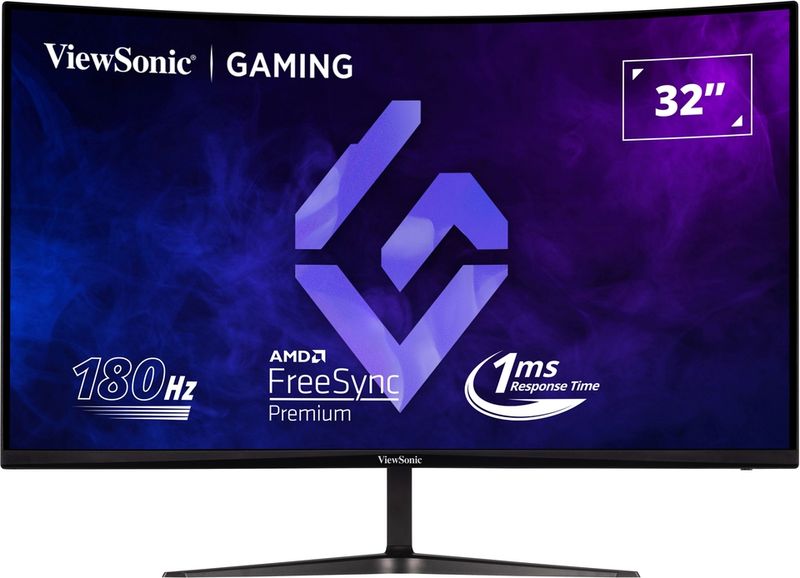 ViewSonic 32" 180Hz Curved QHD Gaming Monitor - VX3218C-2K