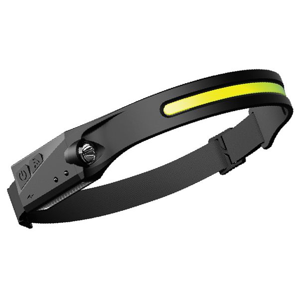 Led Headlamp Usb Rechargeable Motion Sensing Cob Led Head Lamp Flashli