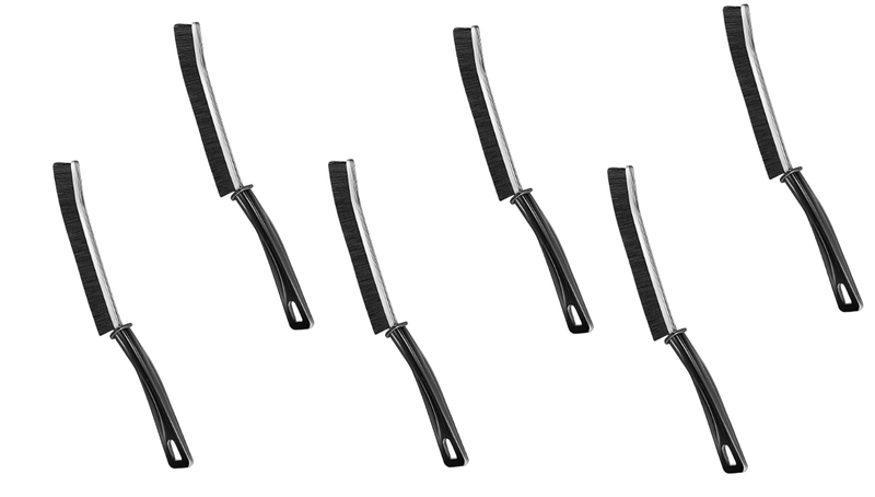 Hard Bristle Crevice Cleaning Brushes - 6 Pack