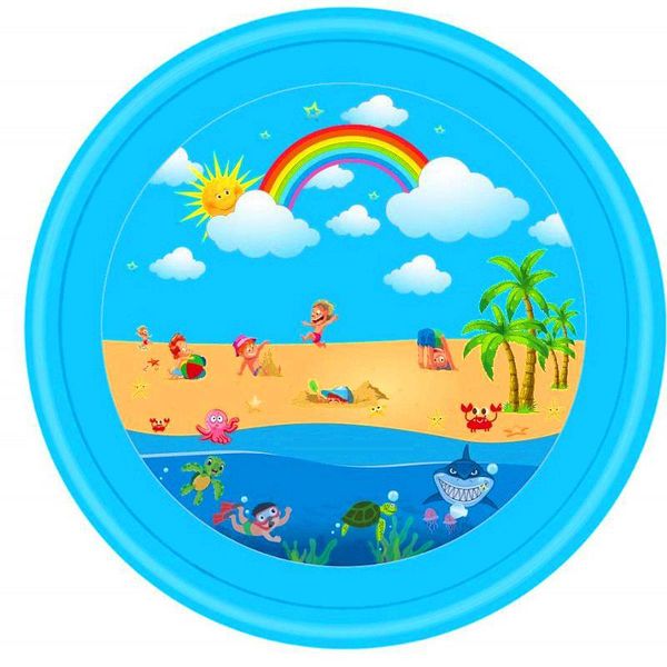 Kids Water Sprinkler Mat - Rainbow