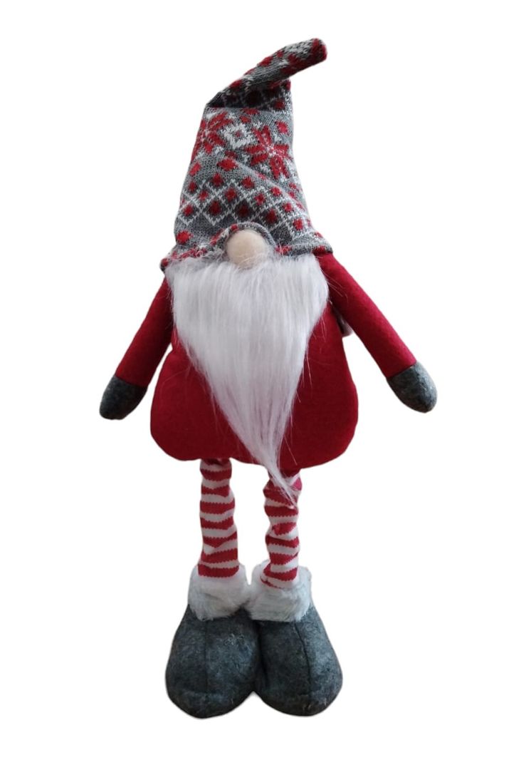 Gnome Christmas Decoration - Red, White and Grey