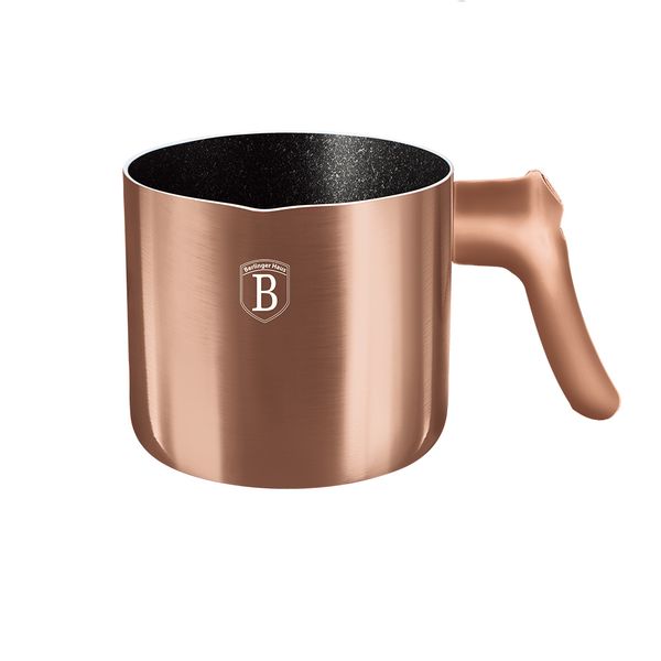Berlinger Haus 1L Marble Coating Milk Pot - Rose Gold Metallic