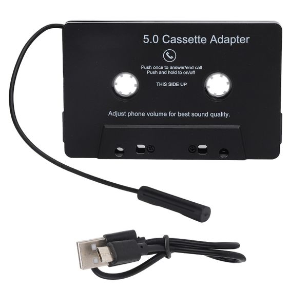Bluetooth Cassette Adapter Tape Converter MP3 Player Audio for Car