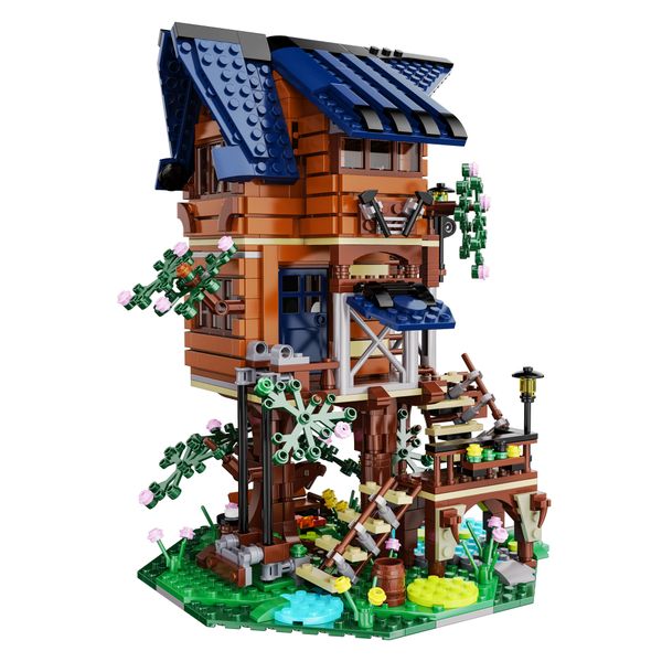 CaDA Tech Four Seasons Tree House - 1155-Piece - 27cm High