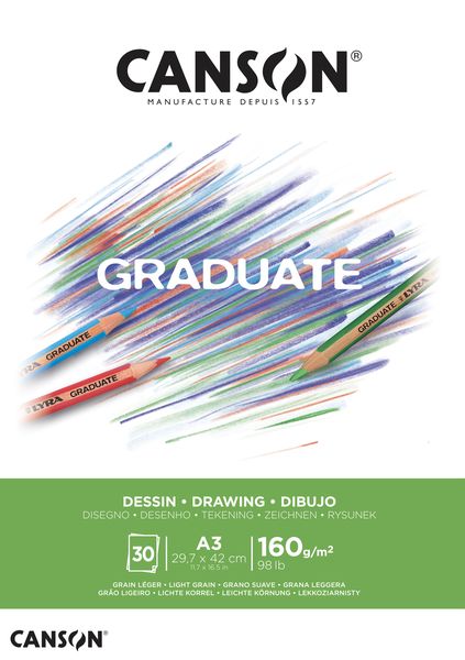 Canson GRADUATE Draw 30S A3 160G