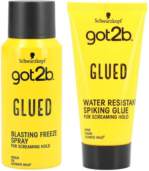 Got2B Blasting Spray1 00ml &amp; Got2B Glued Gel 150ml &amp; Zen Rake Brush Cleaner