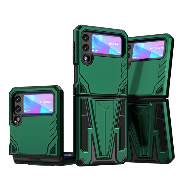 Armor Shockproof Kickstand Cover - Green image