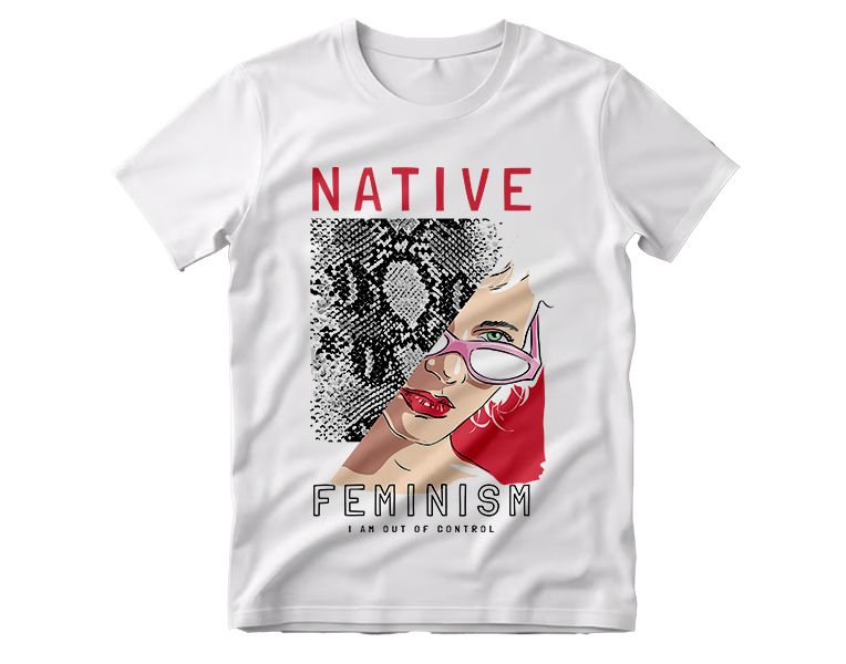 Native Feminism Graphic T-Shirt