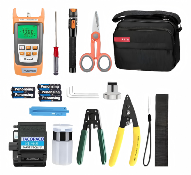 FTTH FC-6S Fiber Optic Tool Kit No Fusion Needed Cold Connection Tools Kit
